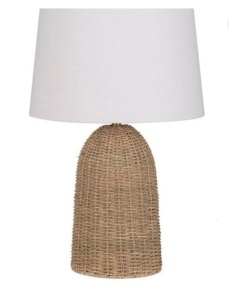 Seagrass Table Lamp Natural - Threshold, New