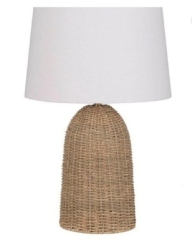 Seagrass Table Lamp Natural - Threshold, New