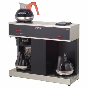 BUNN Coffee Brewer: Pourover, 64 oz, 3.9 gph Brewing Capacity, 120V, 15 A, 1660 W