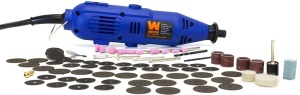 WEN 2307 Variable Speed Rotary Tool Kit with 100-Piece Accessories 