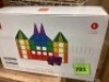 100-Piece Rainbow Magnetic Building Tiles