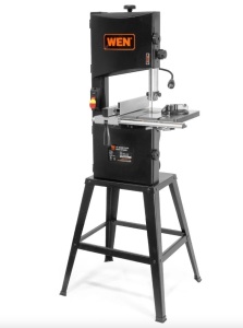 WEN 3962T 3.5-Amp 10-Inch Two-Speed Band Saw with Stand and Worklight