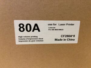 Compatible 8-Pack Black 80A CF280A Toner Cartridge by E4Print for LaserJet Pro 400 M401/M425 - NEW