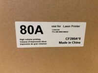 Compatible 8-Pack&nbsp;Black 80A CF280A Toner Cartridge by E4Print for LaserJet Pro 400 M401/M425 - NEW