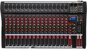 16 Channel Professional Mixing Console with Bluetooth, USB, Mp3 Player