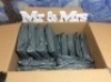 Lot of (37) New Mr. & Mrs. Signs