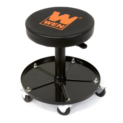 300-Pound Capacity Pneumatic Rolling Mechanic Stool