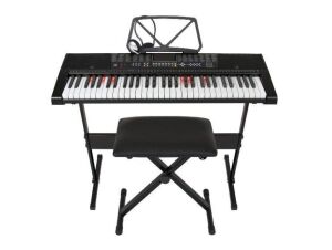 61-Key Electronic Keyboard Light-Up Keys 3 Modes