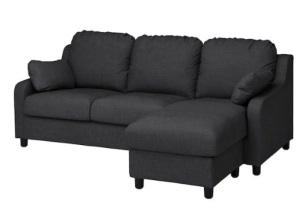 VINLIDEN Sofa with Chaise, New