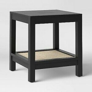 Canyon Lake Fully Assembled Woven Shelf End Table