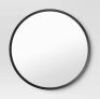30" Flush Mount Round Decorative Wall Mirror