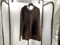 Ascend Fleece Hoodie, 2XL, Missing Button, Ecommerce Return
