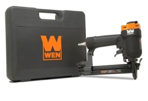 WEN 61711 18-Gauge 3/8-Inch to 1-Inch Air-Powered 1/4-Inch Narrow Crown Pneumatic Stapler, E-COMMERCE RETURN