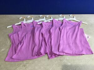 Case of (6) Kid's Pale Magenta Dresses, Size Small