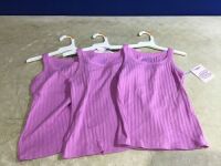 Lot of (3) Kid's Pale Magenta Dresses, Size Small