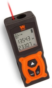 WEN 10130 130-Feet Laser Distance Measure with Backlit Screen, APPEARS NEW