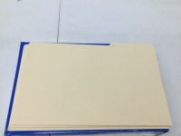 File Folders, Assorted Tabs, 1/3-Cut , Legal Size, Manila, 100/Box,New