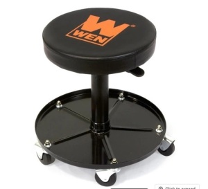 WEN 73012T 300-Pound Capacity Pneumatic Rolling Mechanic Stool