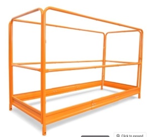 WEN 31106 6-Foot Baker Scaffold Guard Rail System