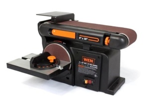 WEN 6502T 4.3-Amp 4 x 36 in. Belt and 6 in. Disc Sander with Cast Iron Base