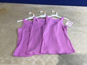 Lot of (3) Pale Magenta Girls Dresses, Size Small