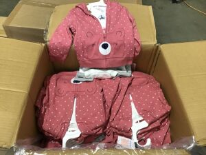 Case of (25) 3 Piece Bear Infant Outfits, 18 M