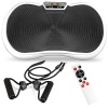 Vibration Plate Exercise Machine Full Body Fitness Platform w/ Bands