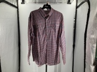 Huk, Tide Point Woven PLaid LS, XL, Appears New&nbsp;