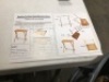 Lot of (2) Folding TV Dinner Trays