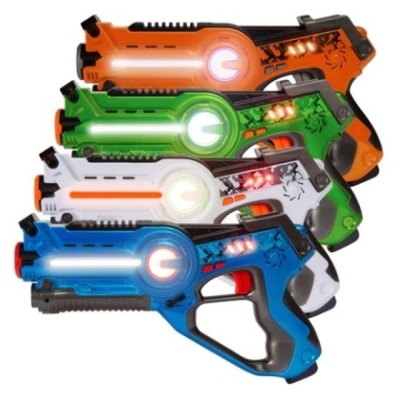 Set of 4 Infrared Laser Tag Guns  