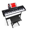 61-Key Beginners Electronic Keyboard Piano Set w/ 3 Modes, Microphone