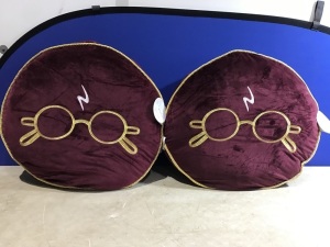 Lot of (2) Harry Potter 26" Round Floor Cushions