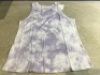 Case of (6)&nbsp;Purple Tie Dye Tank Tops, Size 1X&nbsp;