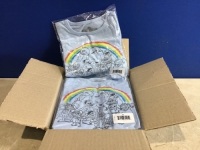 Case of (12)&nbsp;Toddler&nbsp;Sesame Street 'One Big Family' Short Sleeve Graphic T-Shirt, Size 4T
