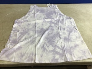 Case of (6) Purple Tie Dye Tank Tops, 4X 