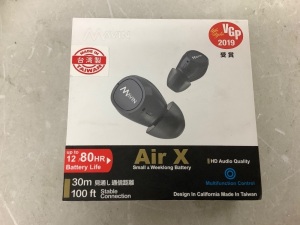 Mavin Air X Wireless Earbuds, New