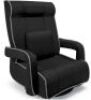 Oversized Swivel Gaming Floor Chair w/ Armrest, Adjustable Backrest