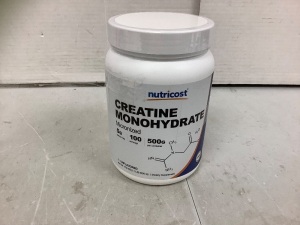 17.6oz Creatine Monohydrate, Appears New