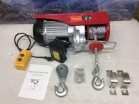 2000lb&nbsp;Mini Electric Wire Hoist. Tested and Works. E-Commerce Return