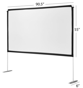 Onn 100" Projector Screen, Appears New