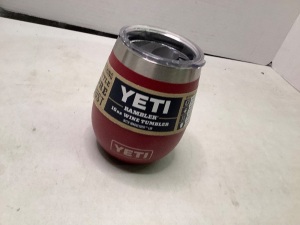 Yeti Rambler 10oz Wine Tumbler, Appears New