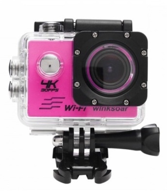 Waterproof 4K HD Sports Action Mini Camera, Powers Up, Appears New