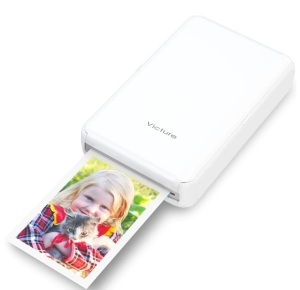 Victure 2x3" Portable Photo Printer, Powers Up, Appears New