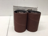 Oscillating Spindle Sanding Sleeves Combo Pack, 120-Grit, 12-Pack,nEW