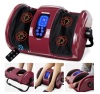 Reflexology Shiatsu Foot Massager w/ High-Intensity Rollers & Remote Control, Burgundy