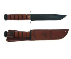 Ka-Bar USMC Straight Edge, Appears New