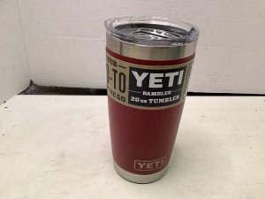 Yeti Rambler 20oz Tumbler, Lid Broken, Ecommerce Return