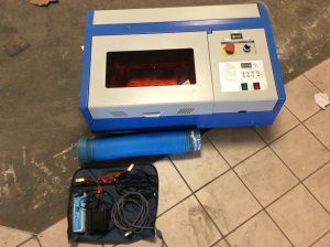 40W CO2 Laser Engraver Cutting Machine with USB Interface. Unknown and Untested Condition. E-Commerce Return