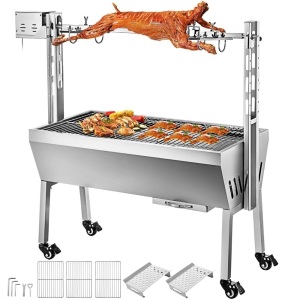 88Lbs/40KG BBQ Rotisserie Kit. Appears New