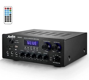 Moukey Home Audio Amplifier Stereo Receivers, Powers Up, Appears New